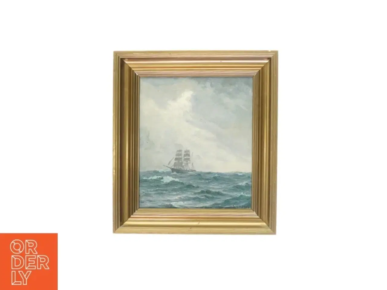Billede 1 - Billede, skibsportræt (str. 24 x 28 cm)