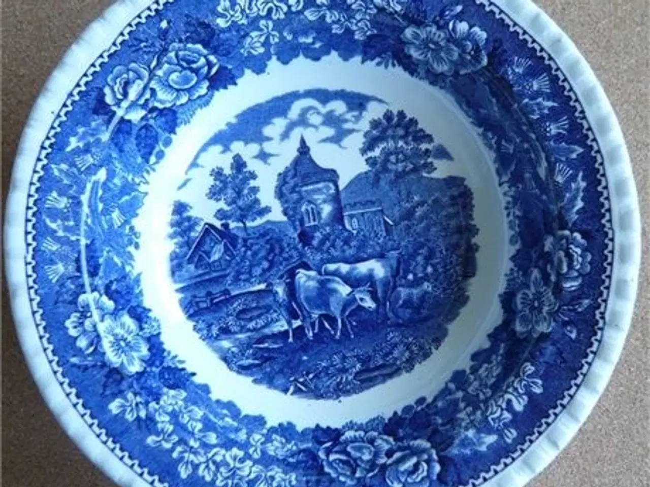 Billede 15 - Engelsk porcelæn/fajance i blå