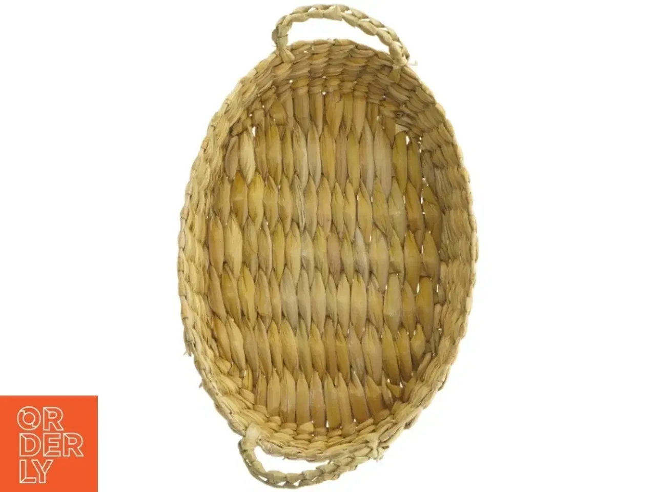 Billede 4 - Flettet kurv med keramisk indlæg (str. 30 cm)