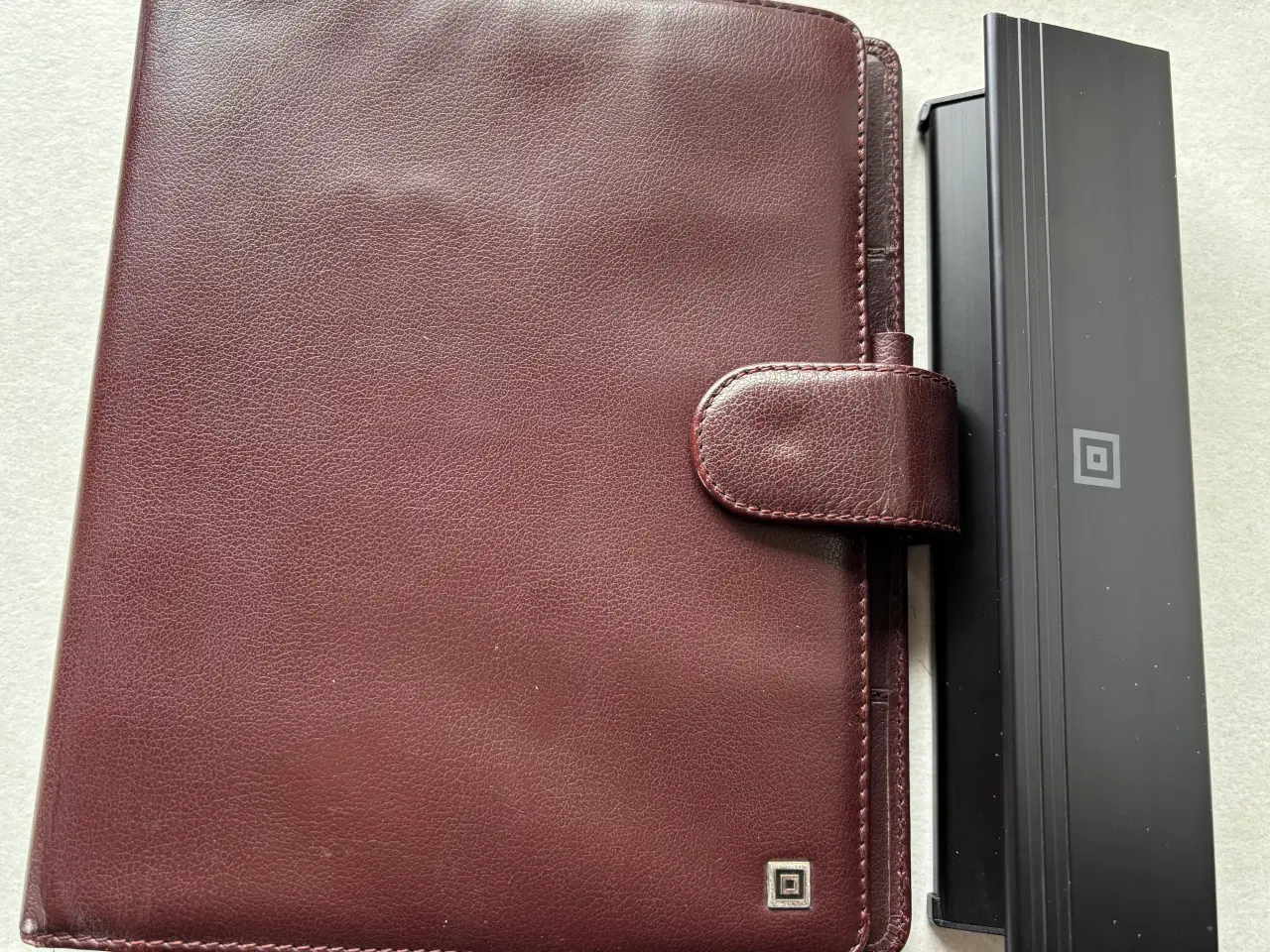 Billede 1 - Time system lædermapper okseskind