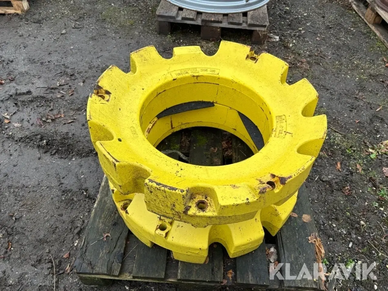 Billede 4 - Fælgvægte John Deere R26/311 - 205 kg 2 styk