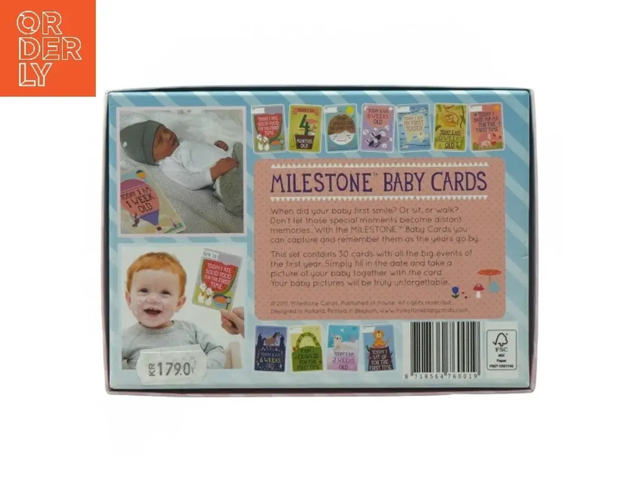 Billede 2 - Milestone Baby Cards (str. 16 x 11 cm)
