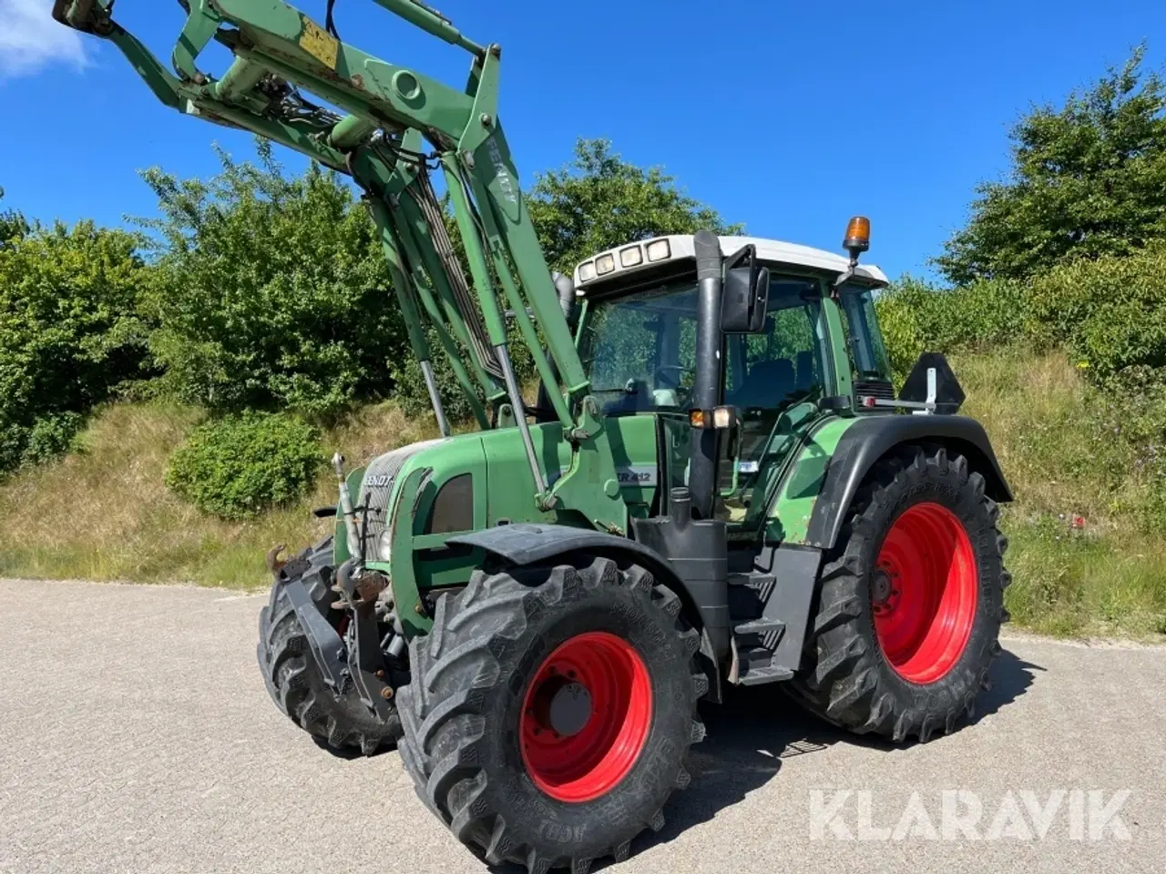 Billede 2 - Traktor Fendt Farmer 412 Vario med frontlæsser