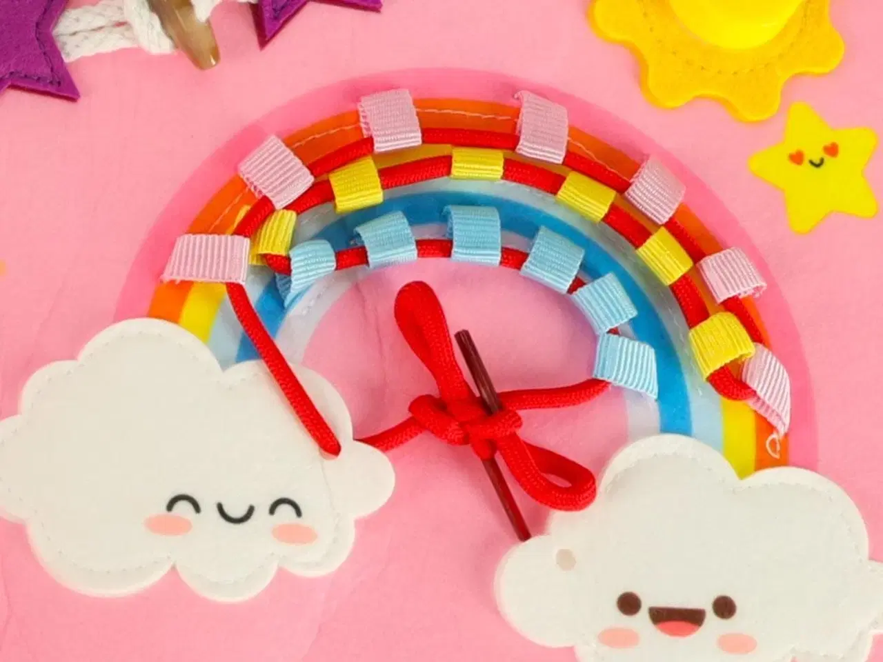 Billede 17 - Sanse- og Montessori aktivitetsmappe rygsæk – pink