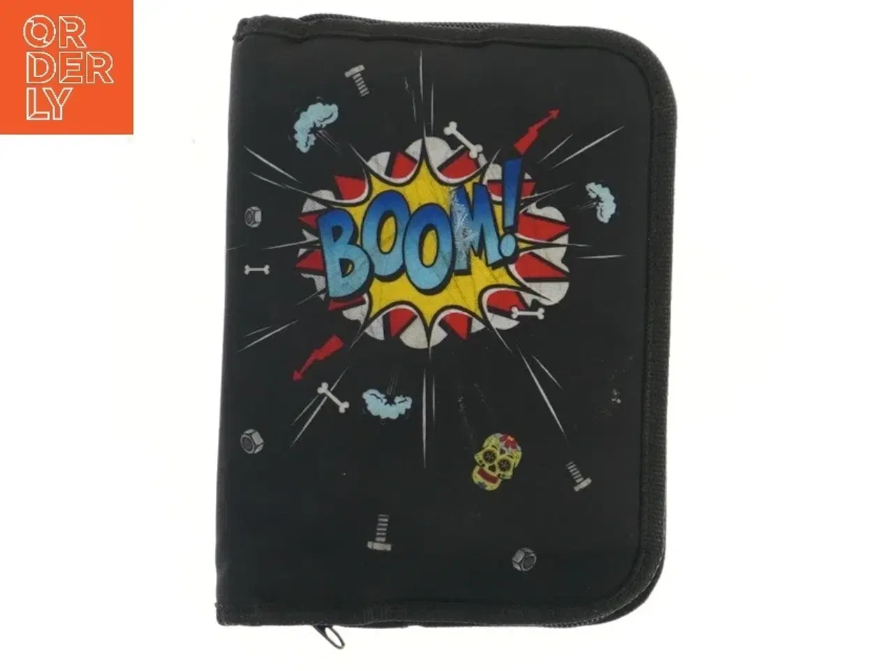 Billede 1 - Penalhus med 'Boom!' design (str. 19,5x14,5 cm)