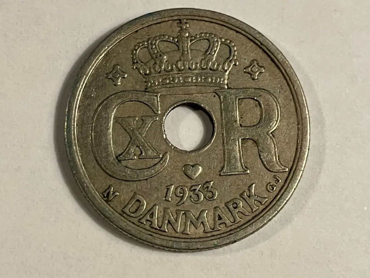 Billede 1 - 25 Øre 1933 Danmark