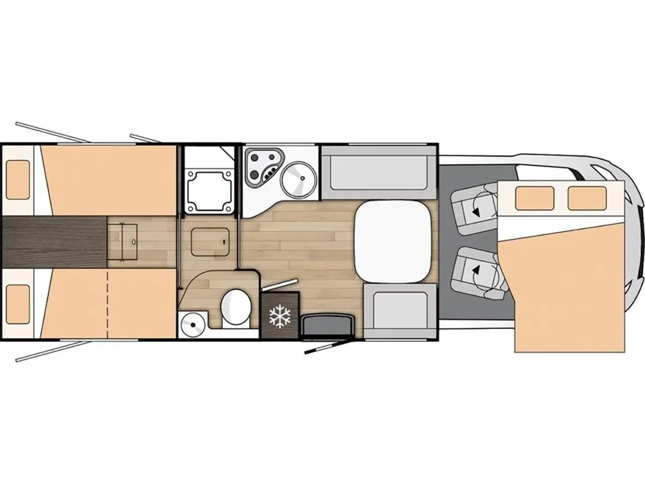 Billede 18 - 2026 - Benimar Tessoro T468   Kommer medio Maj