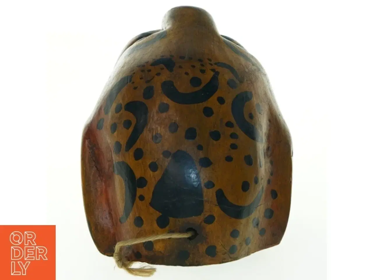 Billede 2 - Træmaske, leopard (str. 15x18x14 cm)