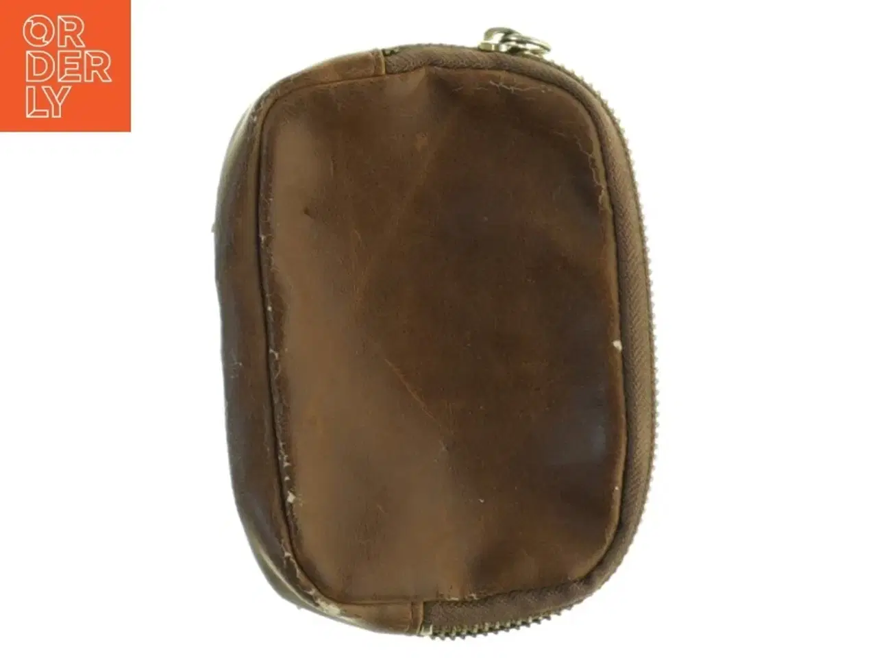 Billede 4 - Brun læderpung (str. 14 x 10 cm)