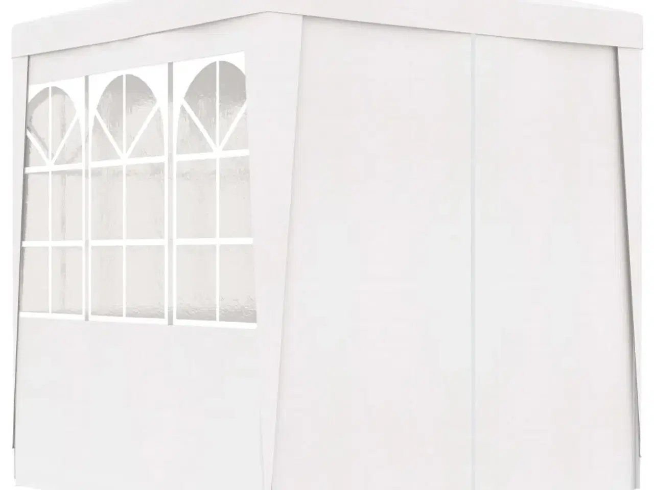 Billede 6 - Festtelt med sidevægge 2x2 m 90 g/m² hvid