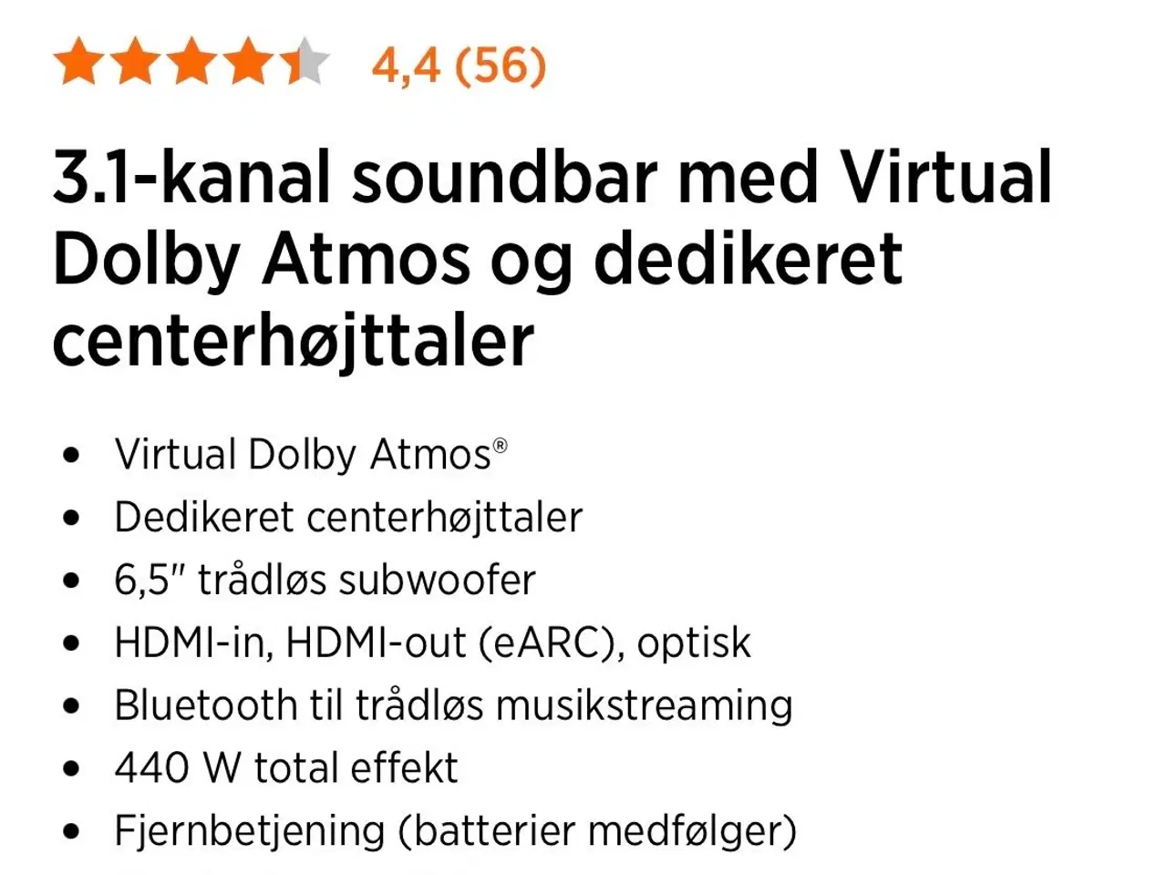 Billede 4 - Jbl Soundbar 