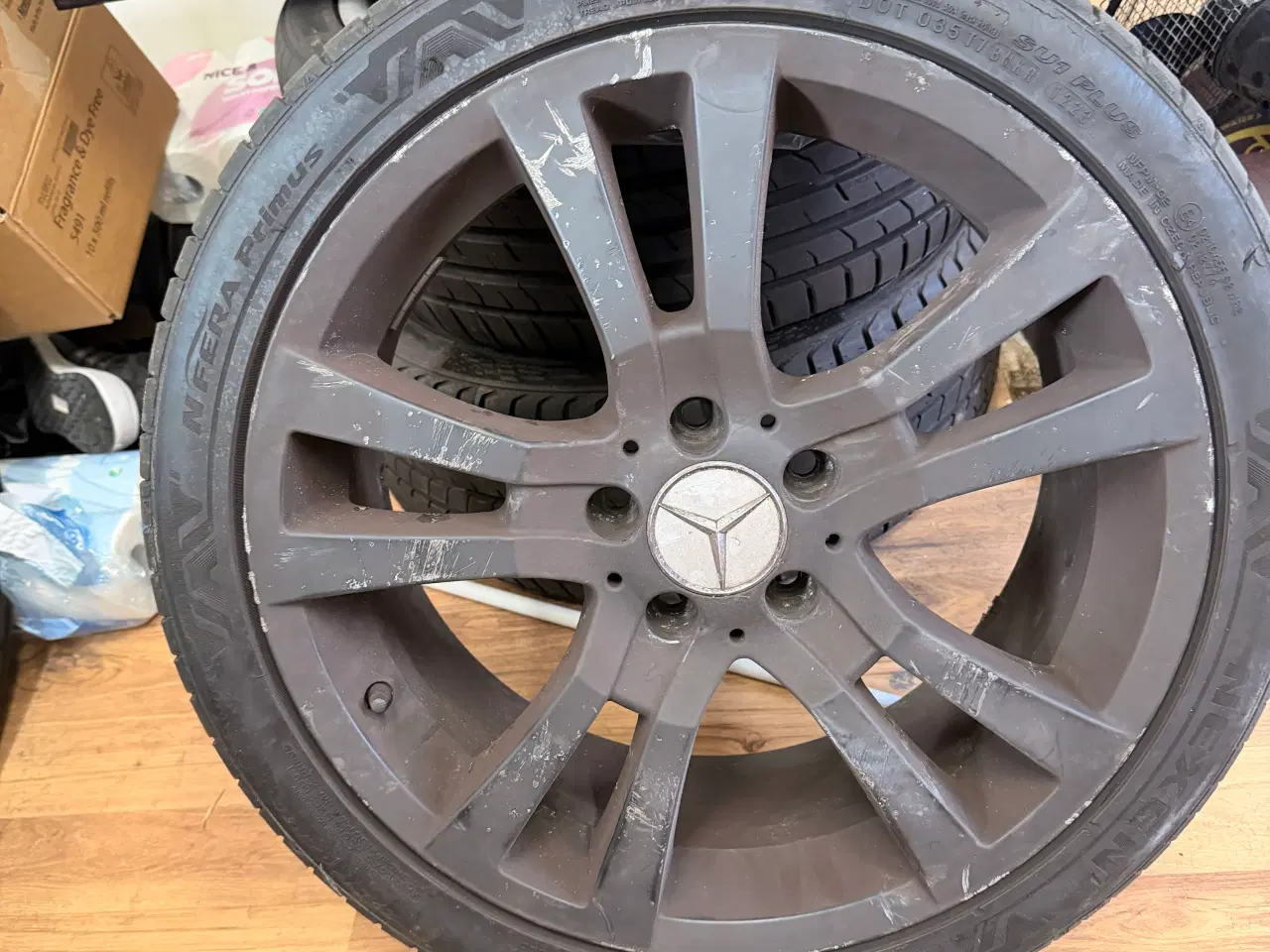 Billede 6 - Mercedes-fælge med dæk