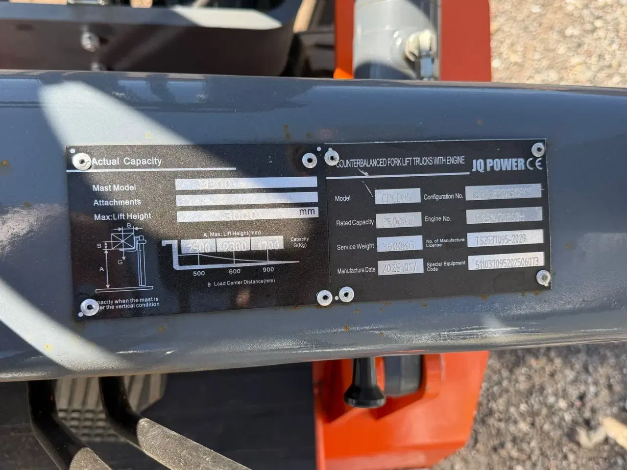 Billede 9 - JQ POWER CPCD25 Fin truck med Sideskift, kan løfte 2500 KG - Kun 6 timer