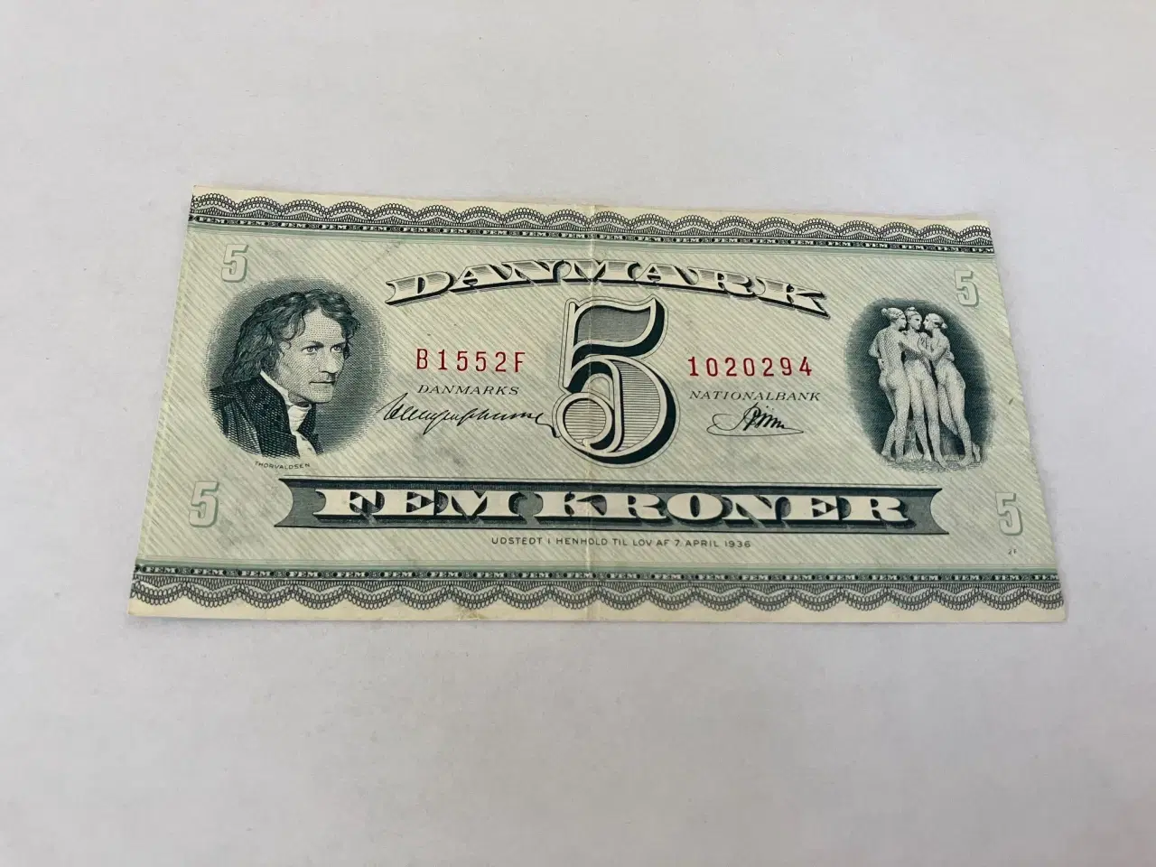Billede 1 - 5 Kroner B1 1955