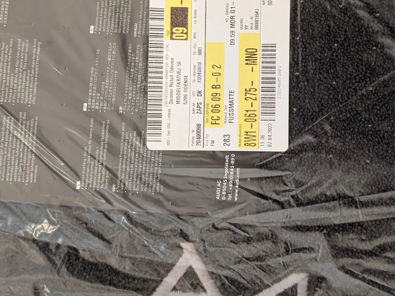 Billede 2 - Audi A4 B9 orginale måtter