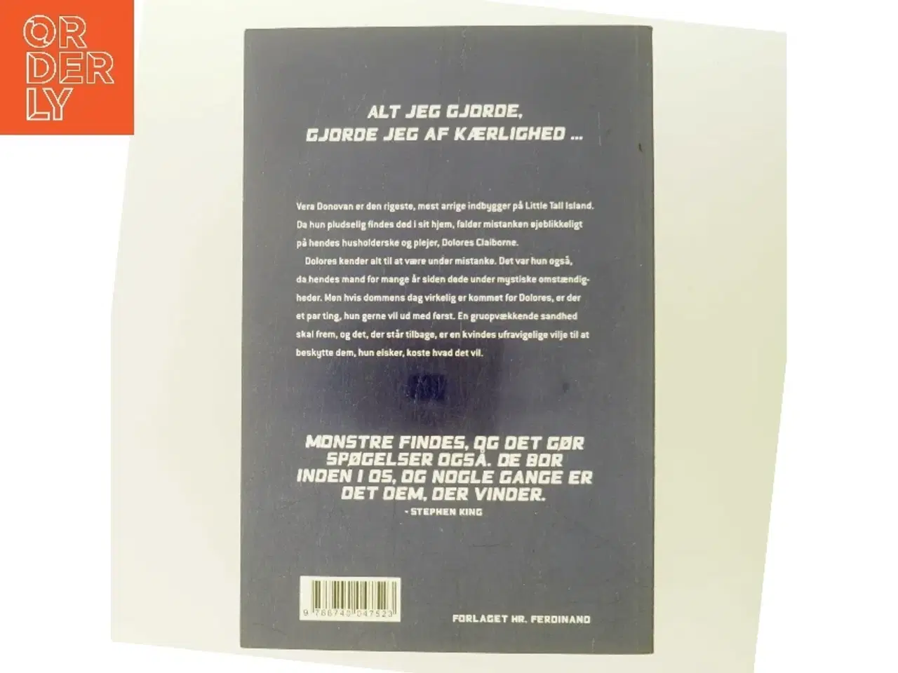 Billede 3 - Dolores Claiborne af Stephen King (f. 1947) (Bog)