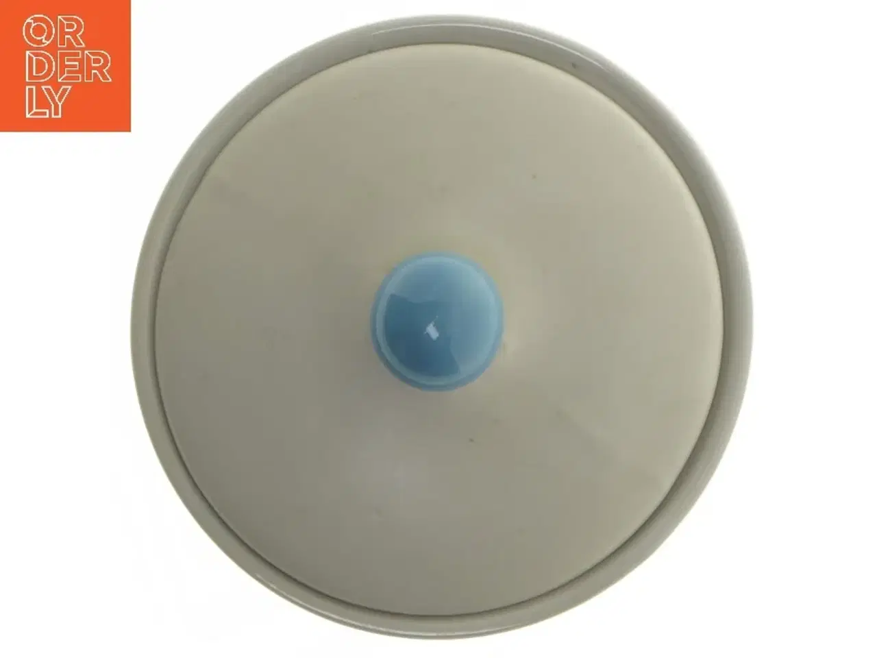 Billede 3 - Keramisk sukkerskål med låg (str. Ø 10x9 cm)