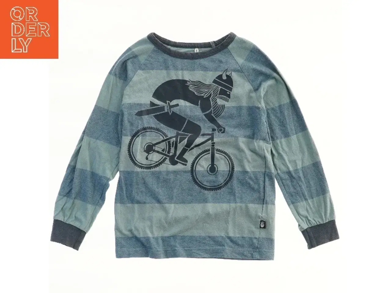 Billede 1 - Langærmet trøje med vikingemotiv fra Danefæ (str. 110)