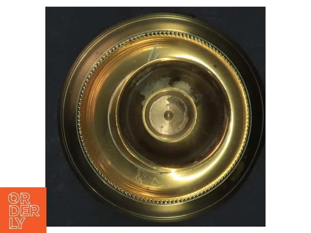Billede 3 - Messinglysestage (str. H 19,5 cm)