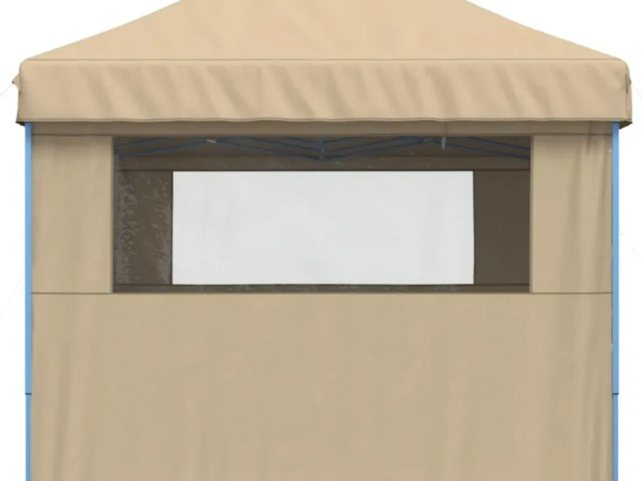 Billede 4 - Foldbart pop-up festtelt med 4 sidevægge beige