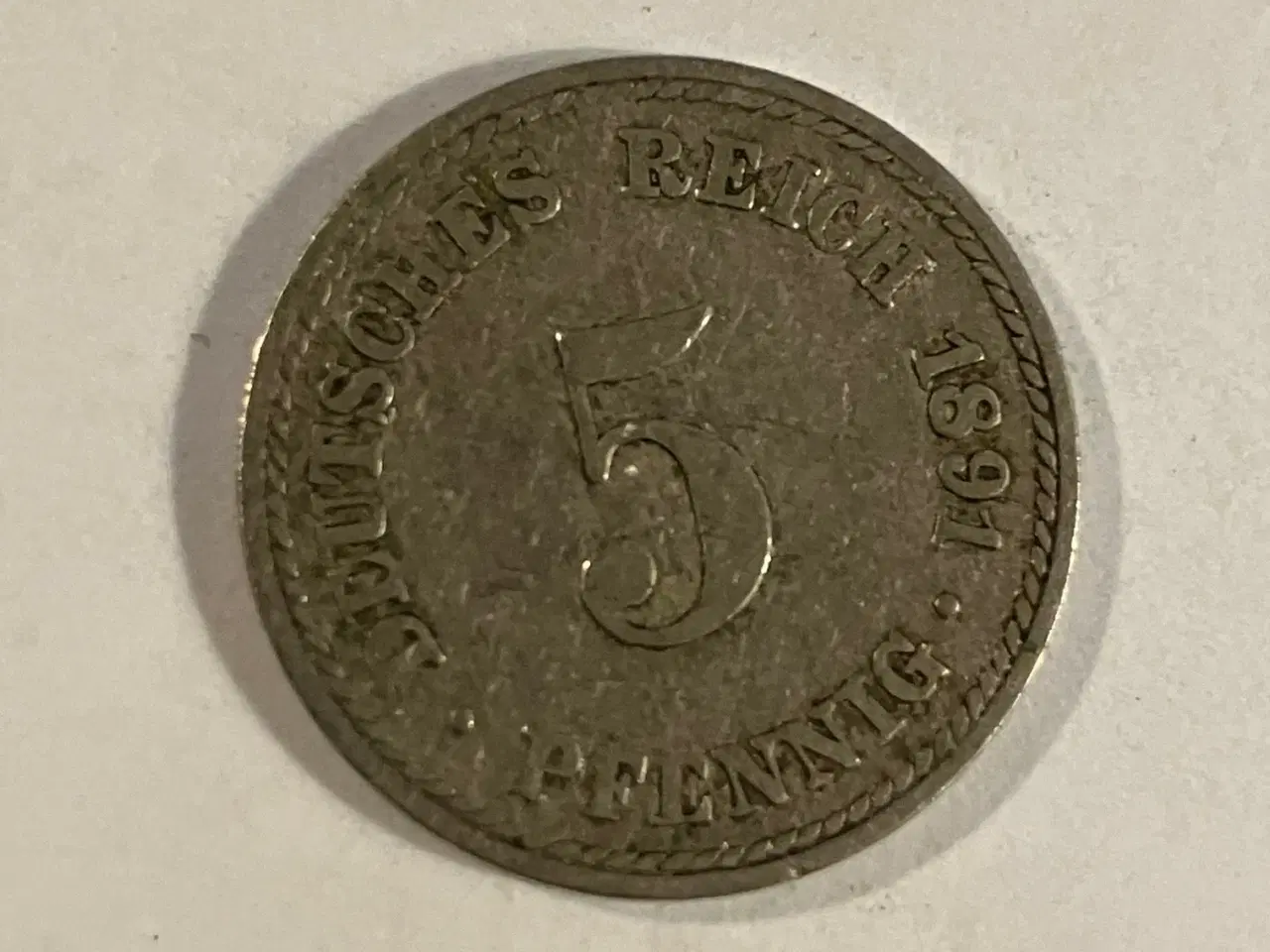 Billede 1 - 5 Pfennig Germany 1891