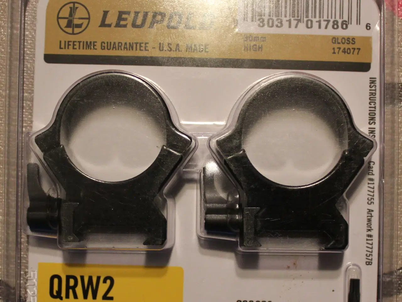 Billede 1 - Leupold QRW montage ny