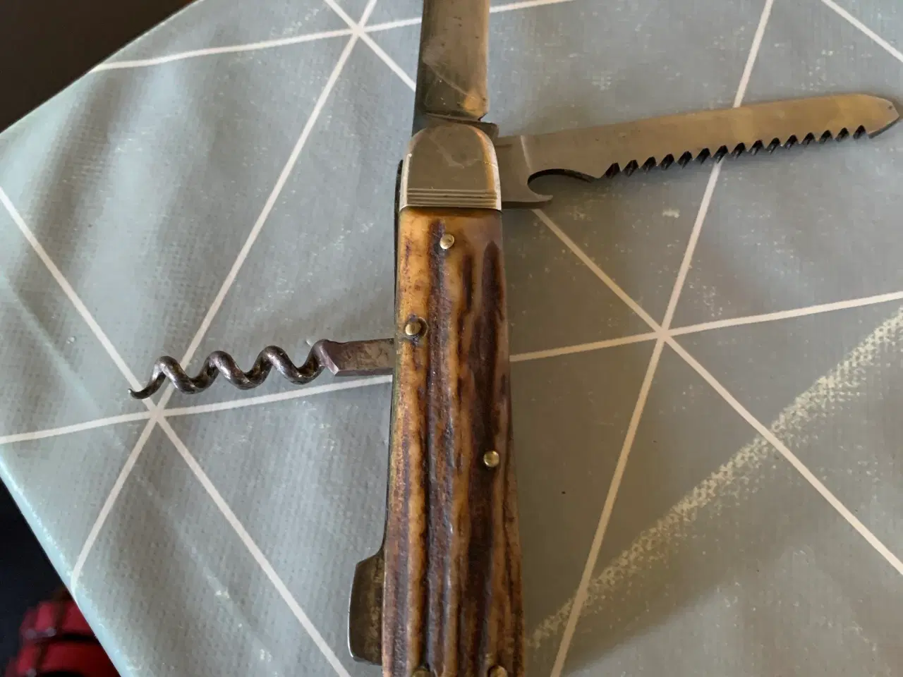 Billede 2 - Jagtkniv med blad i rustfri stål