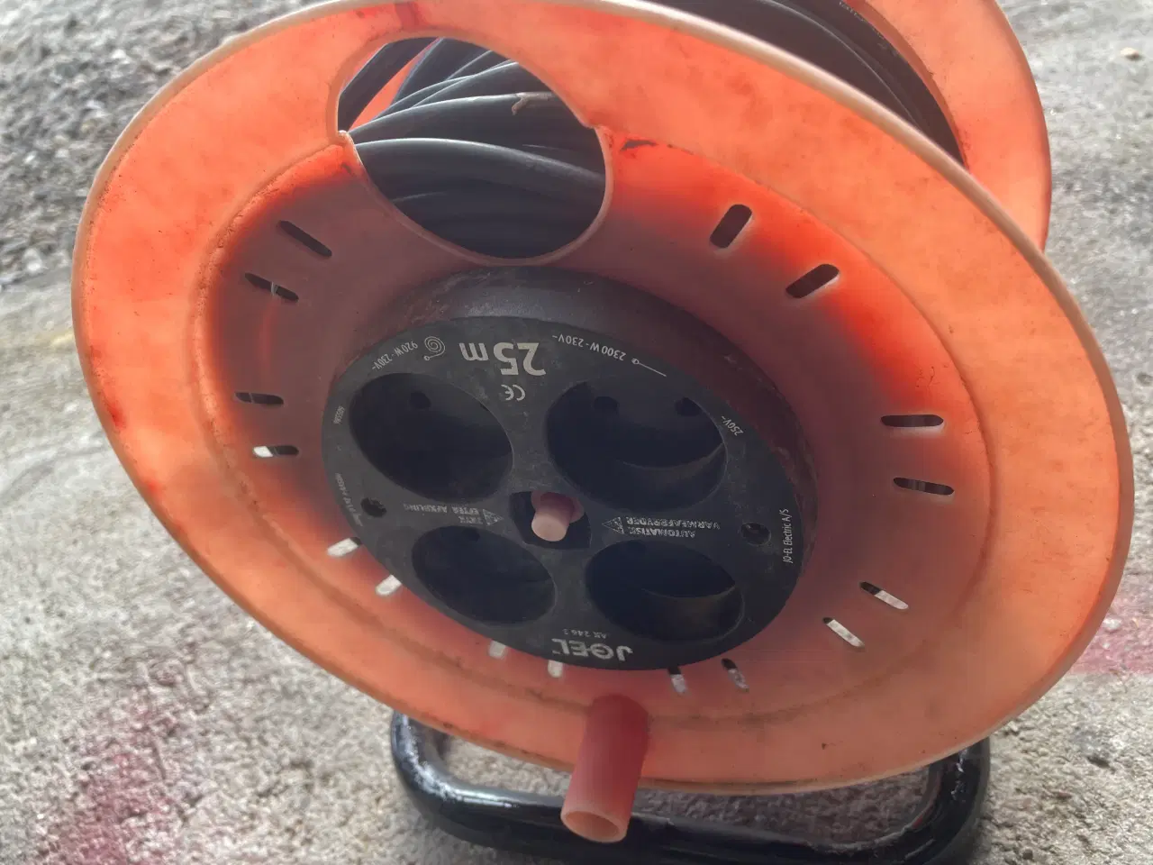 Billede 3 - Kabeltromle med svær gummikabel 25m. 