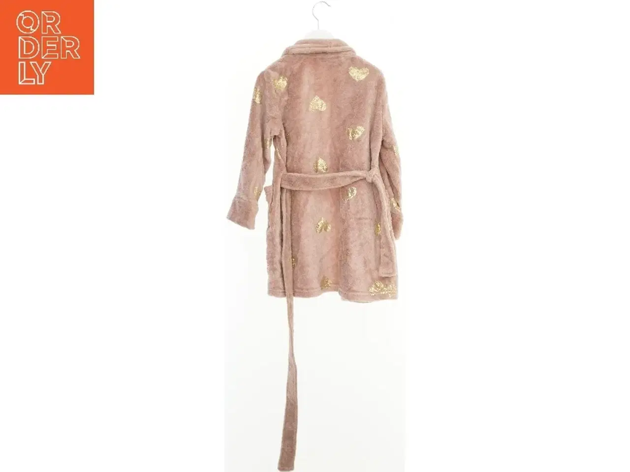 Billede 2 - Børne badekåbe med hjerteprint fra VRS (str. 116)