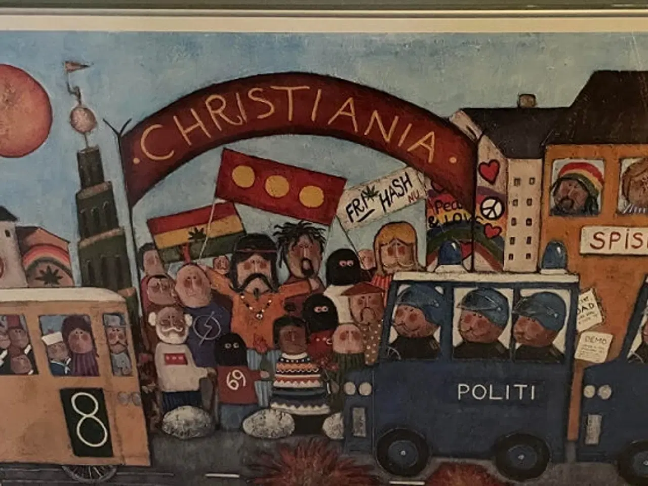 Billede 1 - Lars Lundberg plakat Christiania