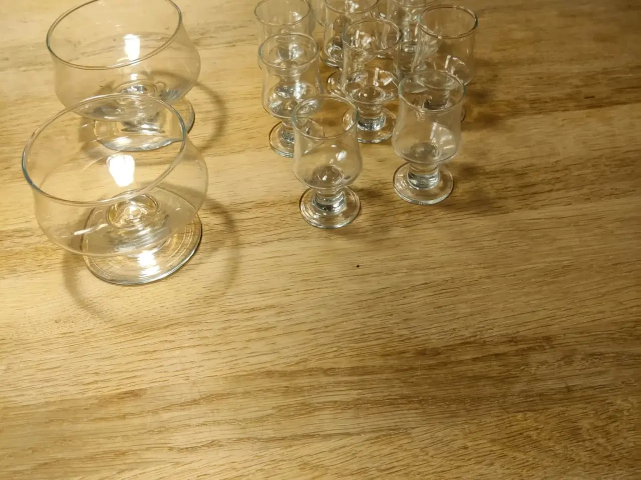 Billede 1 - Holmegård snaps og cognac/dessertglas glas