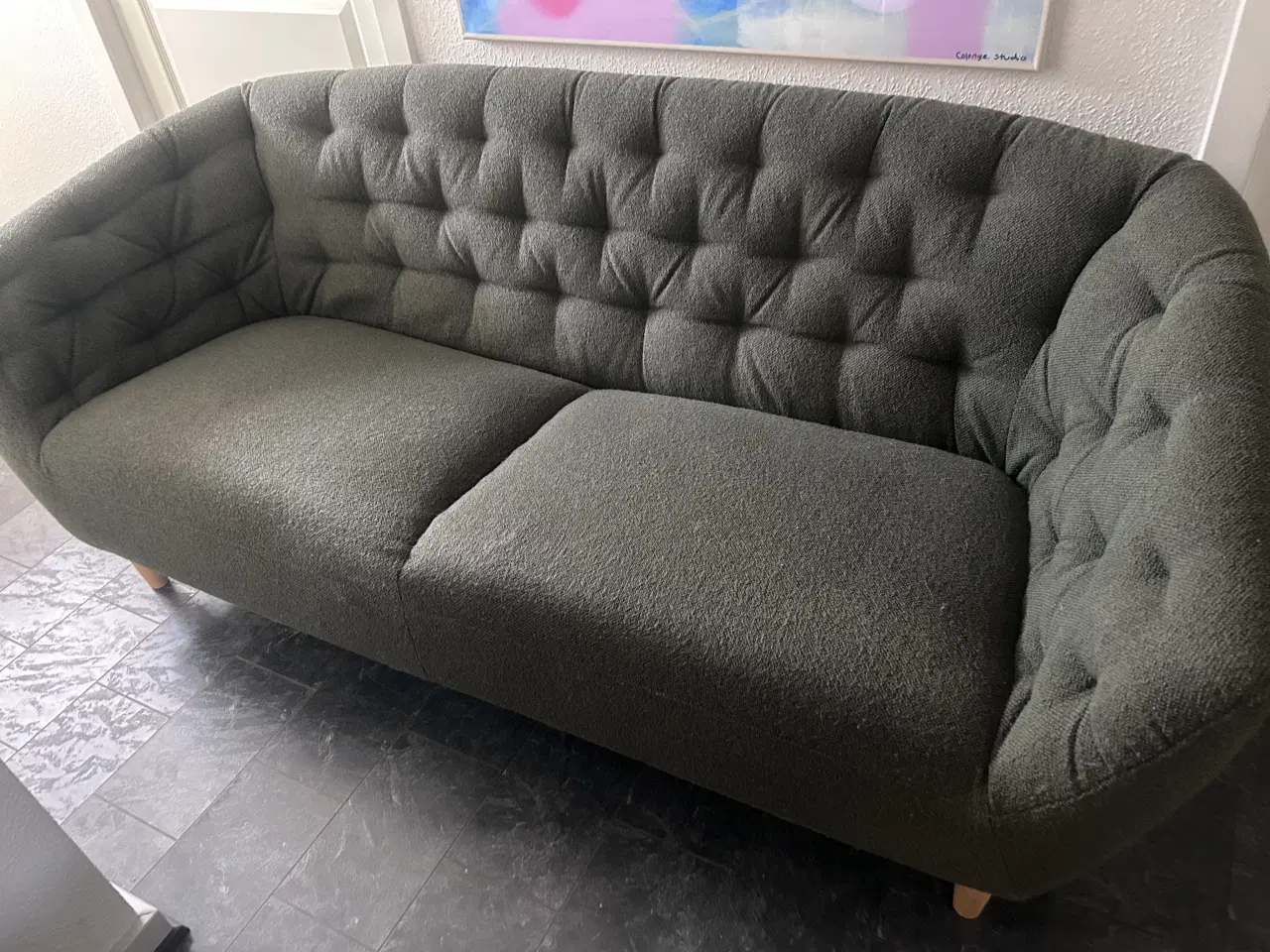 Billede 1 - Sofa 2 1/2 grøn