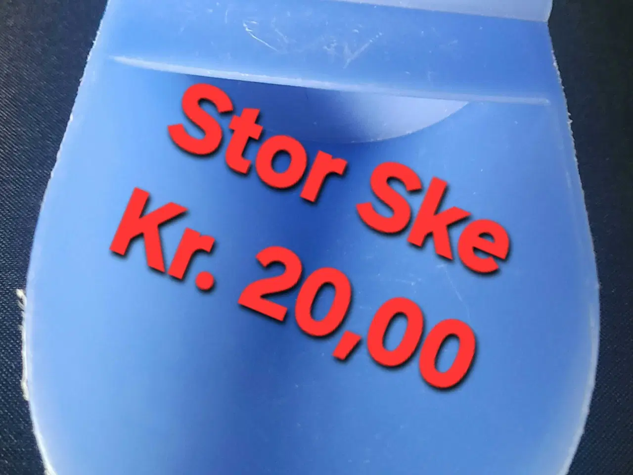 Billede 1 - Blå Tupperware ske