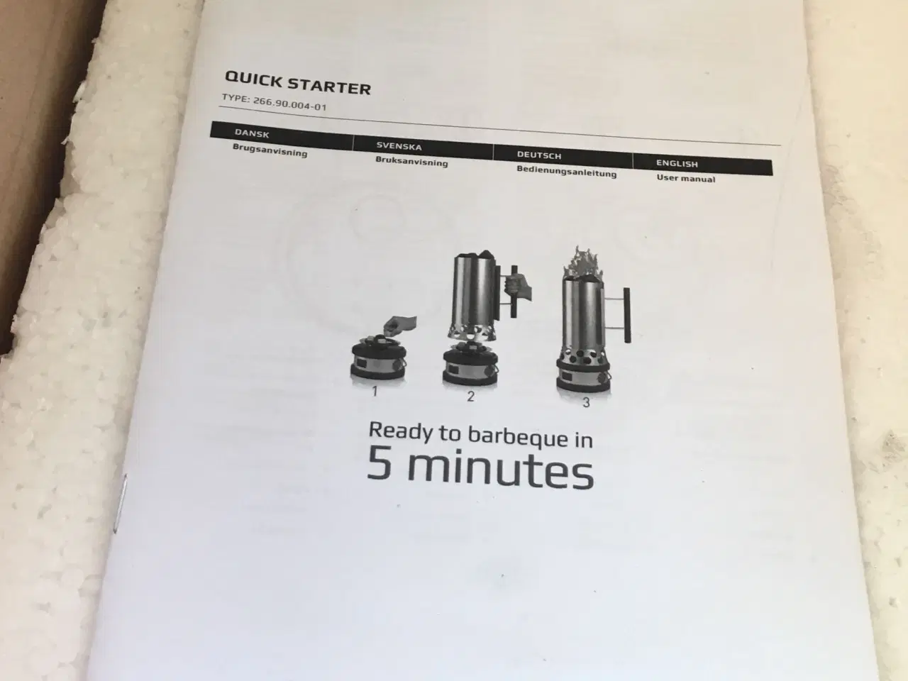 Billede 3 - Padamo Grillstarter til kulgrill