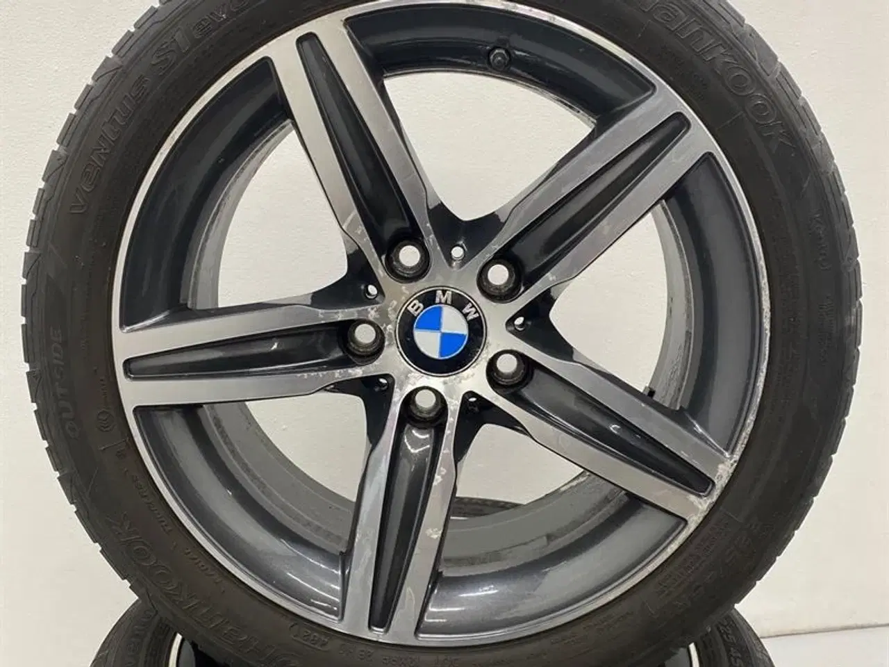 Billede 8 - 4stk 17" Org. BMW Alufælge Med Dæk "Sternspeiche 379" A64311 BMW E87 E90 E91 E81 E87LCI E90LCI E91LCI F20 F21 F22 F23 F21LCI F20LCI F22 LCI F23 LCI