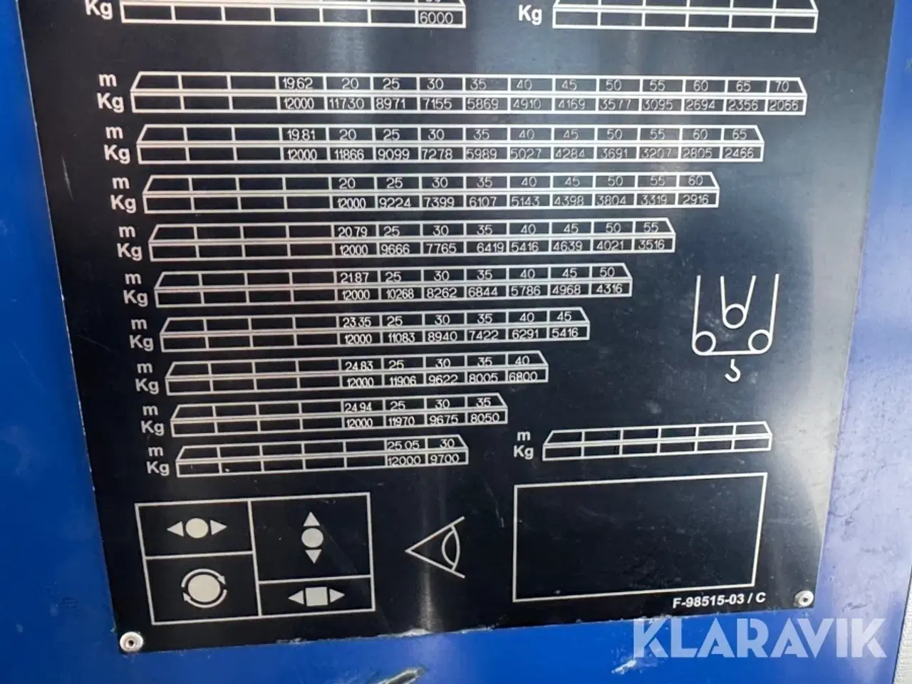 Billede 11 - Tårnkran Potain MD285B 25 Meter kroghøjde