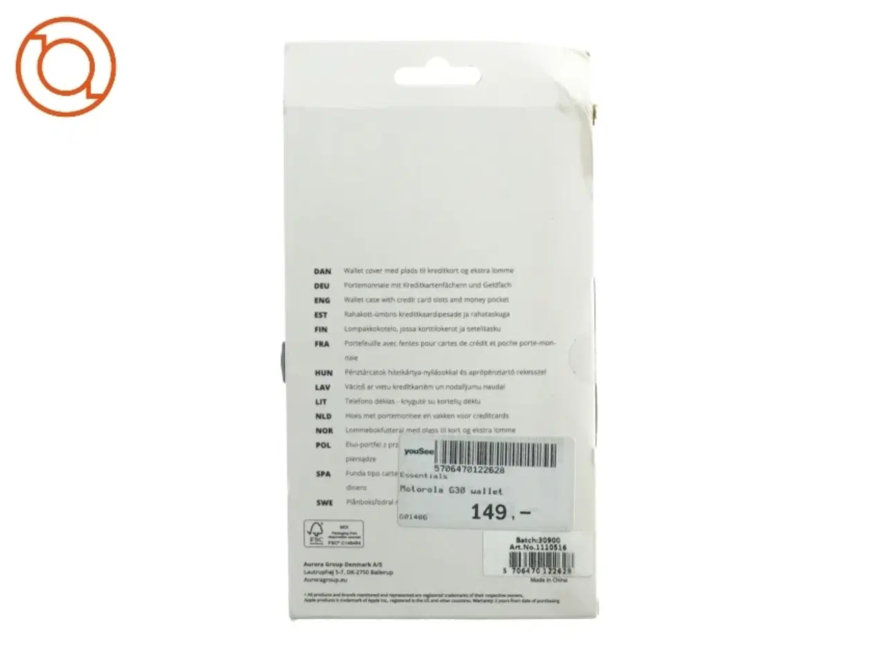 Billede 2 - Mobilcover til motorola g 30 fra Essentials (str. 19 x 11 cm)