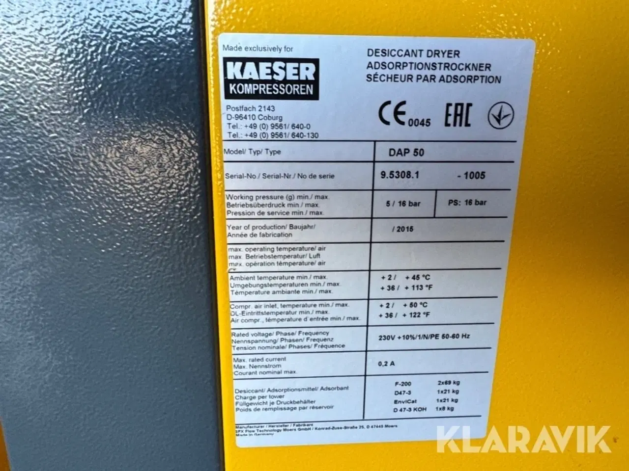 Billede 5 - Kompressor Kaeser Dap 50