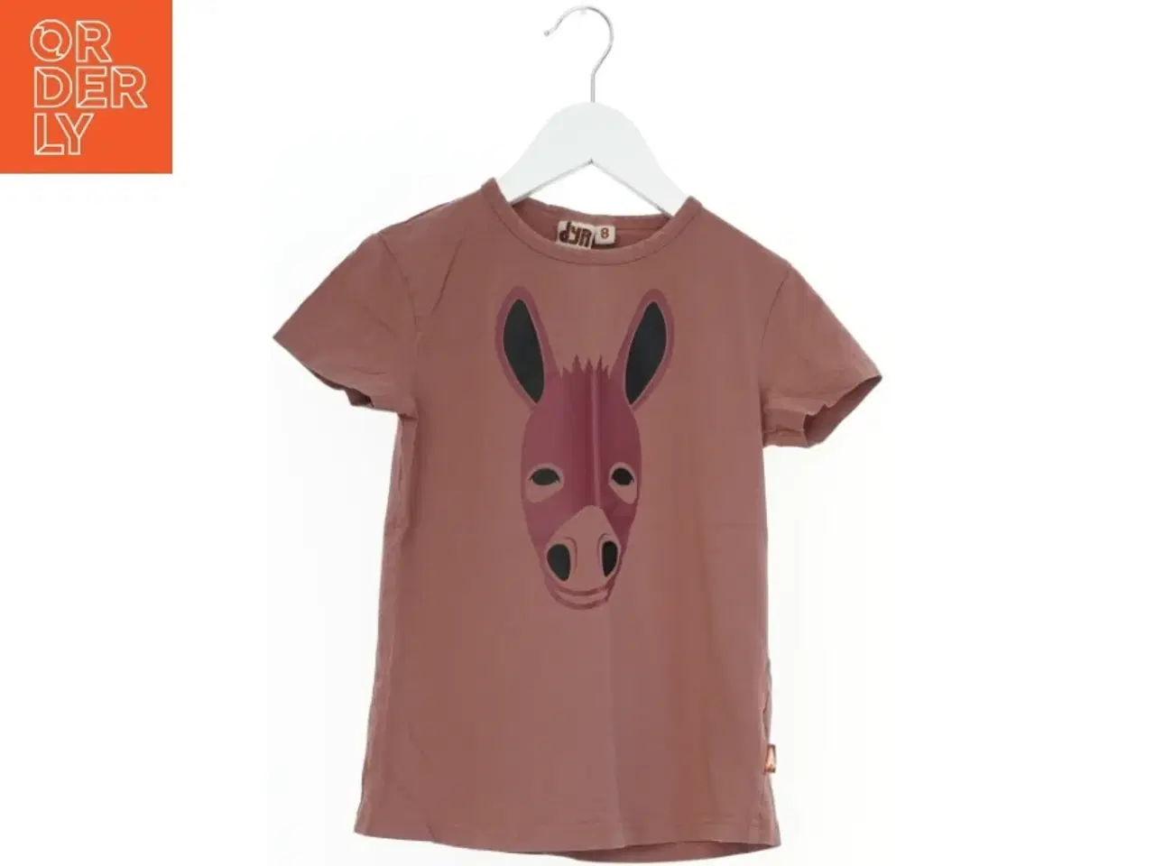 Billede 1 - Børne T-shirt str. 128 i økologisk bomuld fra Dyr Cph/Danefae