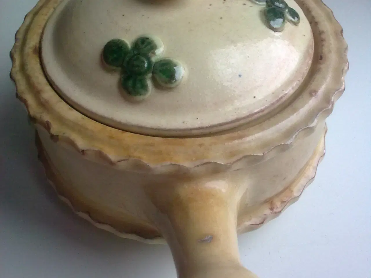 Billede 5 - Antik dansk lertøj lågkrukke