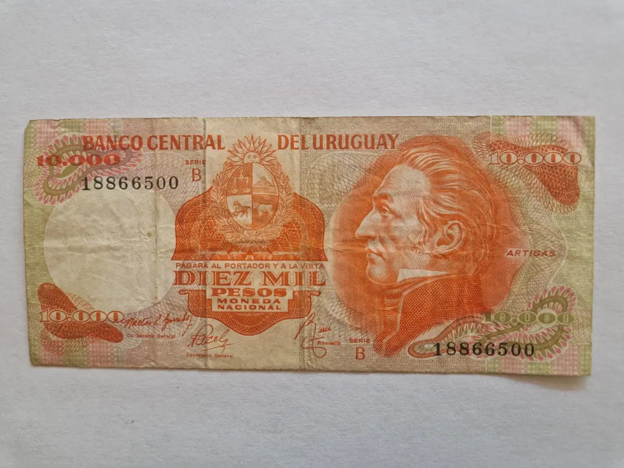 Billede 1 - 10000 Pesos Uruguay