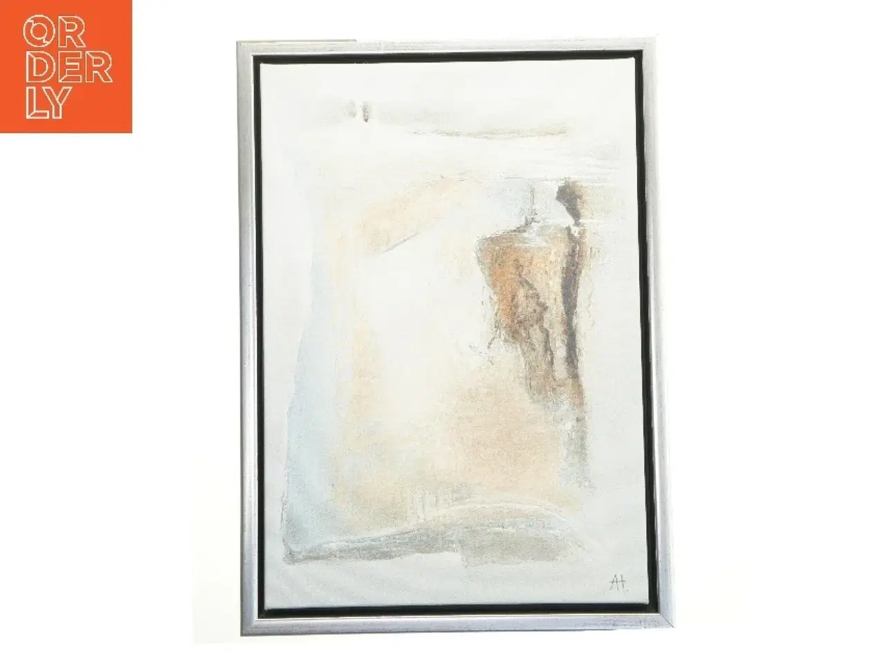 Billede 1 - Abstrakt maleri i ramme fra Incado (str. 35x50 cm)