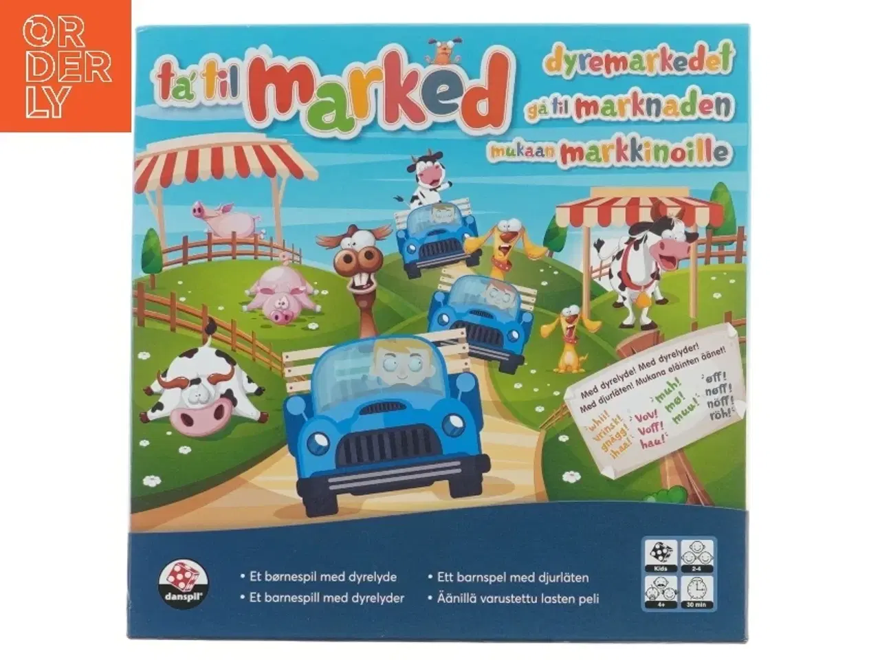 Billede 1 - Ta' til marked børnespil fra Danspil (str. 27x27 cm)