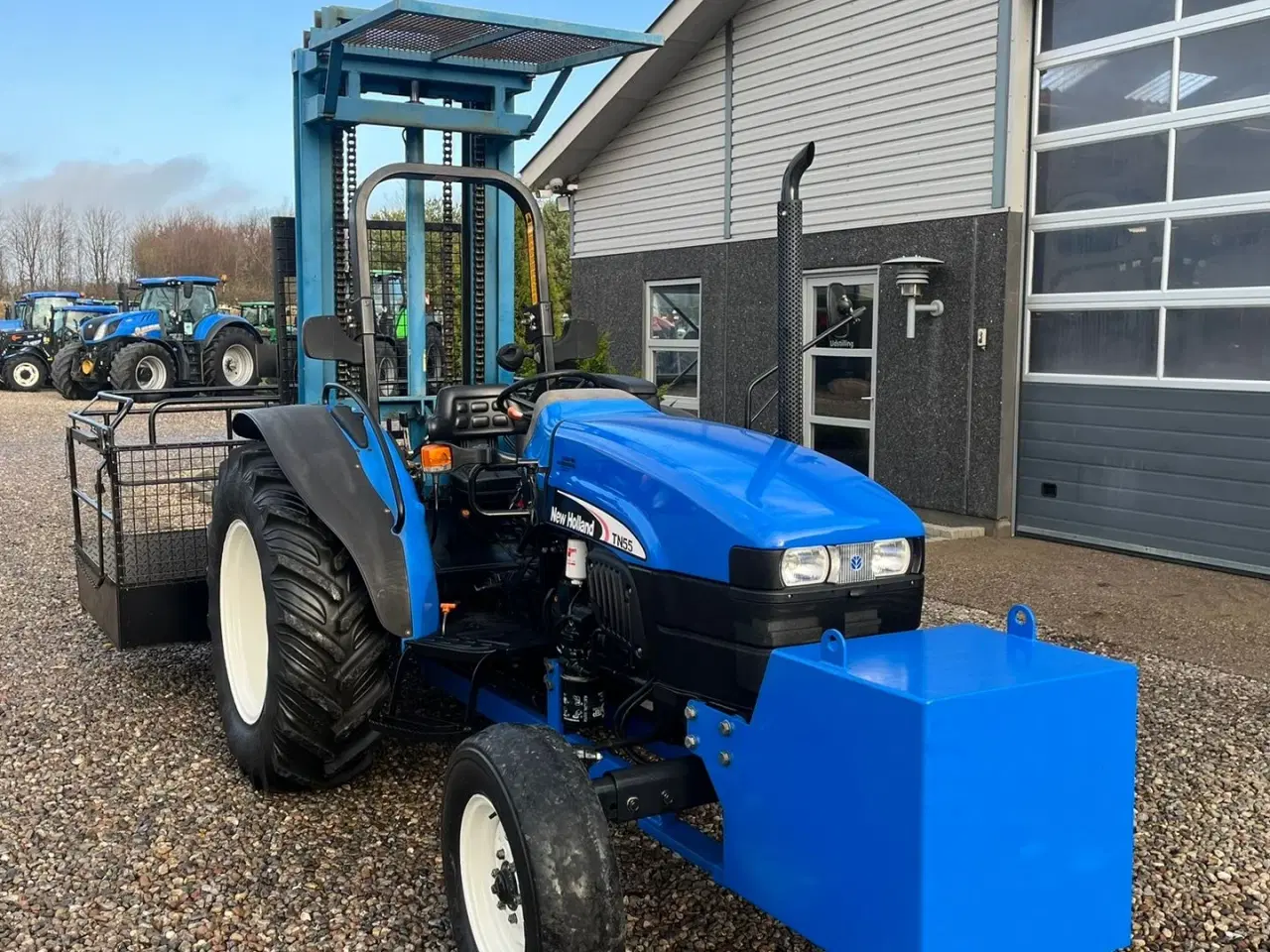 Billede 16 - New Holland TN55D Med Byggelift