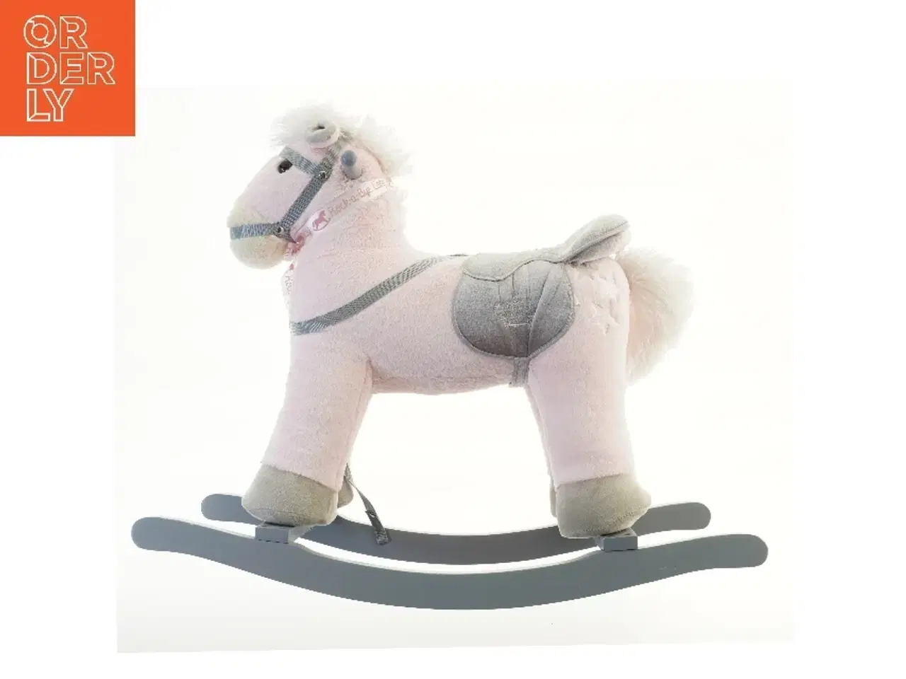 Billede 1 - Lyserød gyngehest (str. 73,5x61 cm)