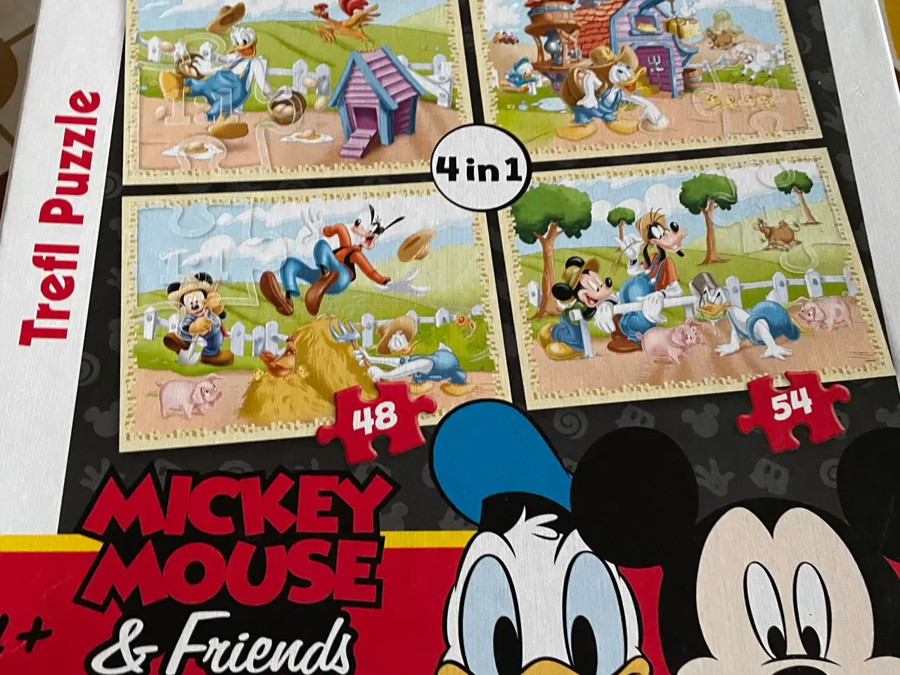 Billede 1 - Puslespil -Mickey Mouse & Friends 4 stk.Disney