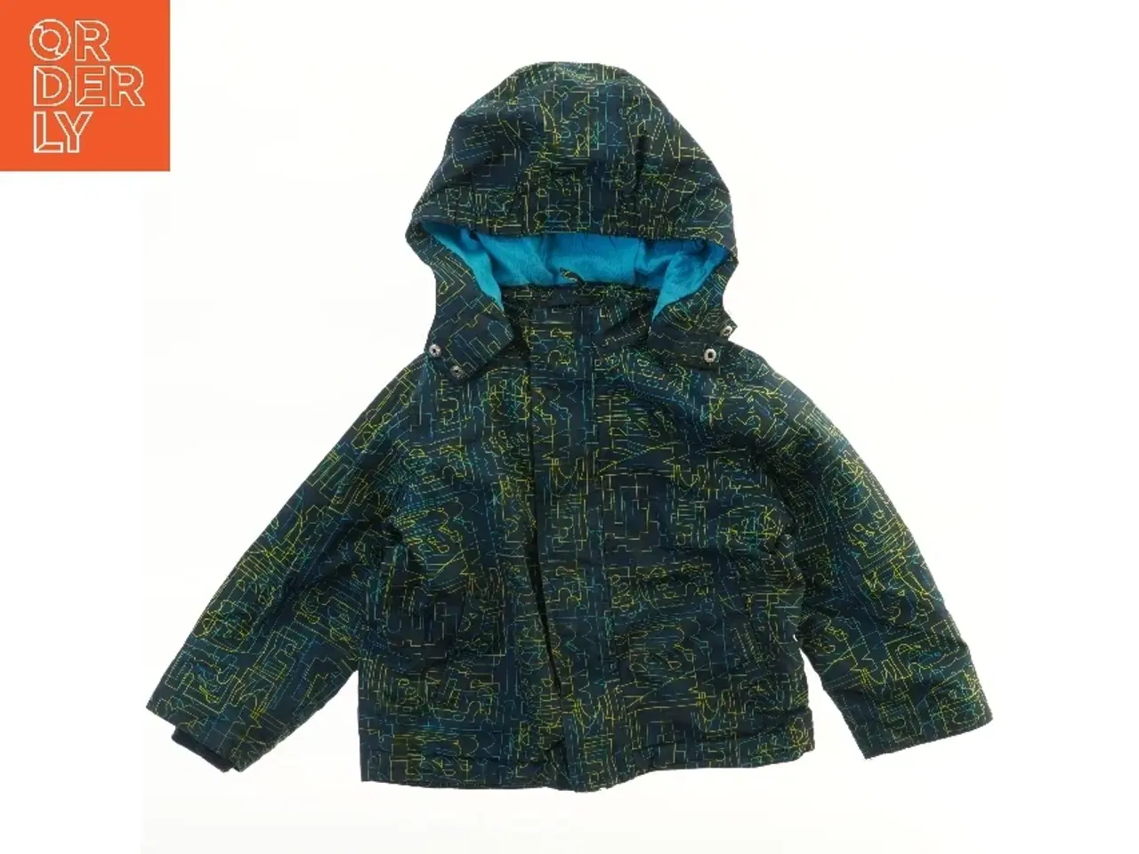 Billede 1 - Børnevindbreaker jakke med abstrakt mønster fra Name It (str. 104)