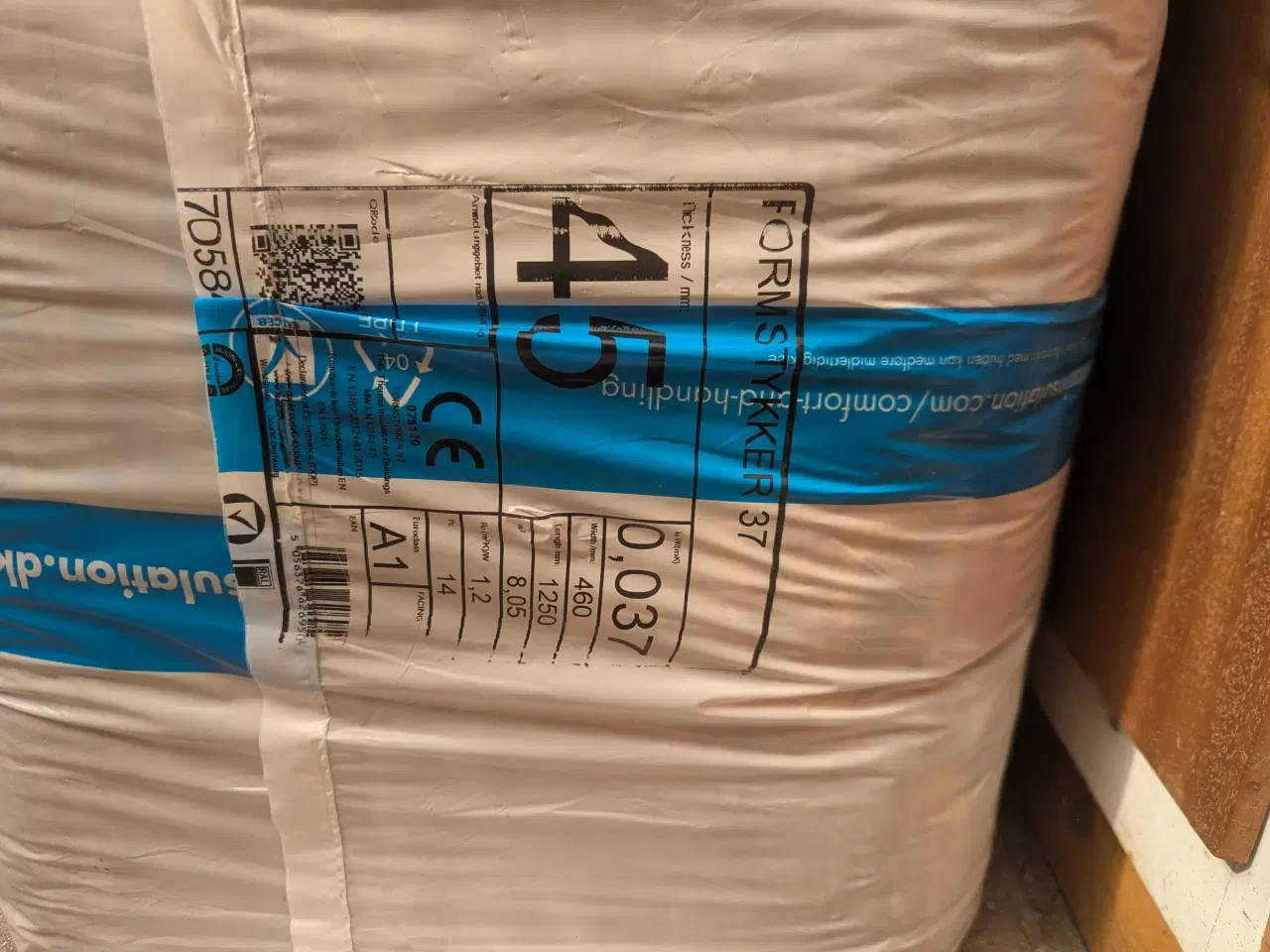 Billede 2 - 3 x Knauf EcoBatt 37 insulation form 45x460x1250 m