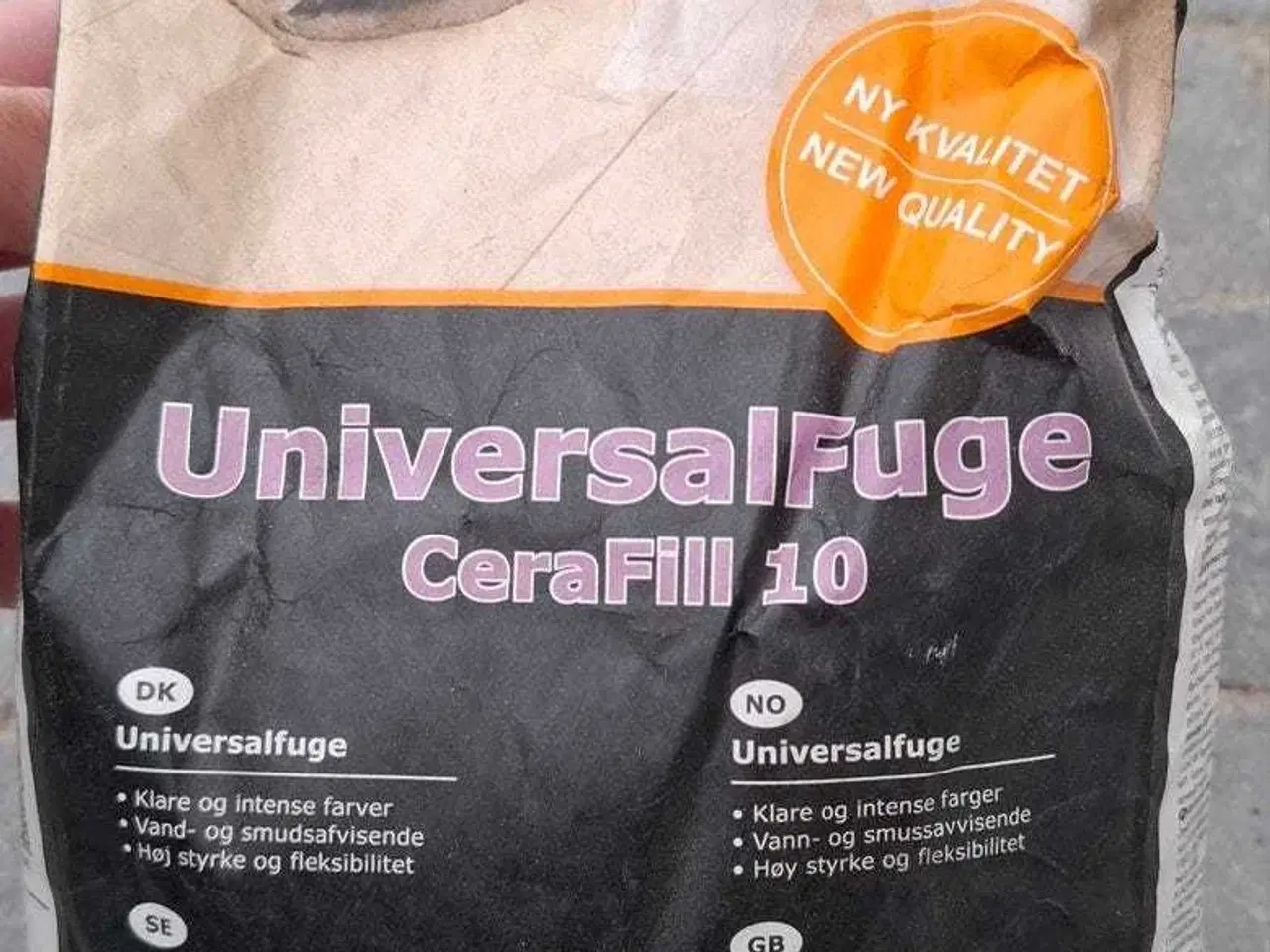 Billede 1 - Alfix Universalfuge CeraFill 10, Antracitgrå