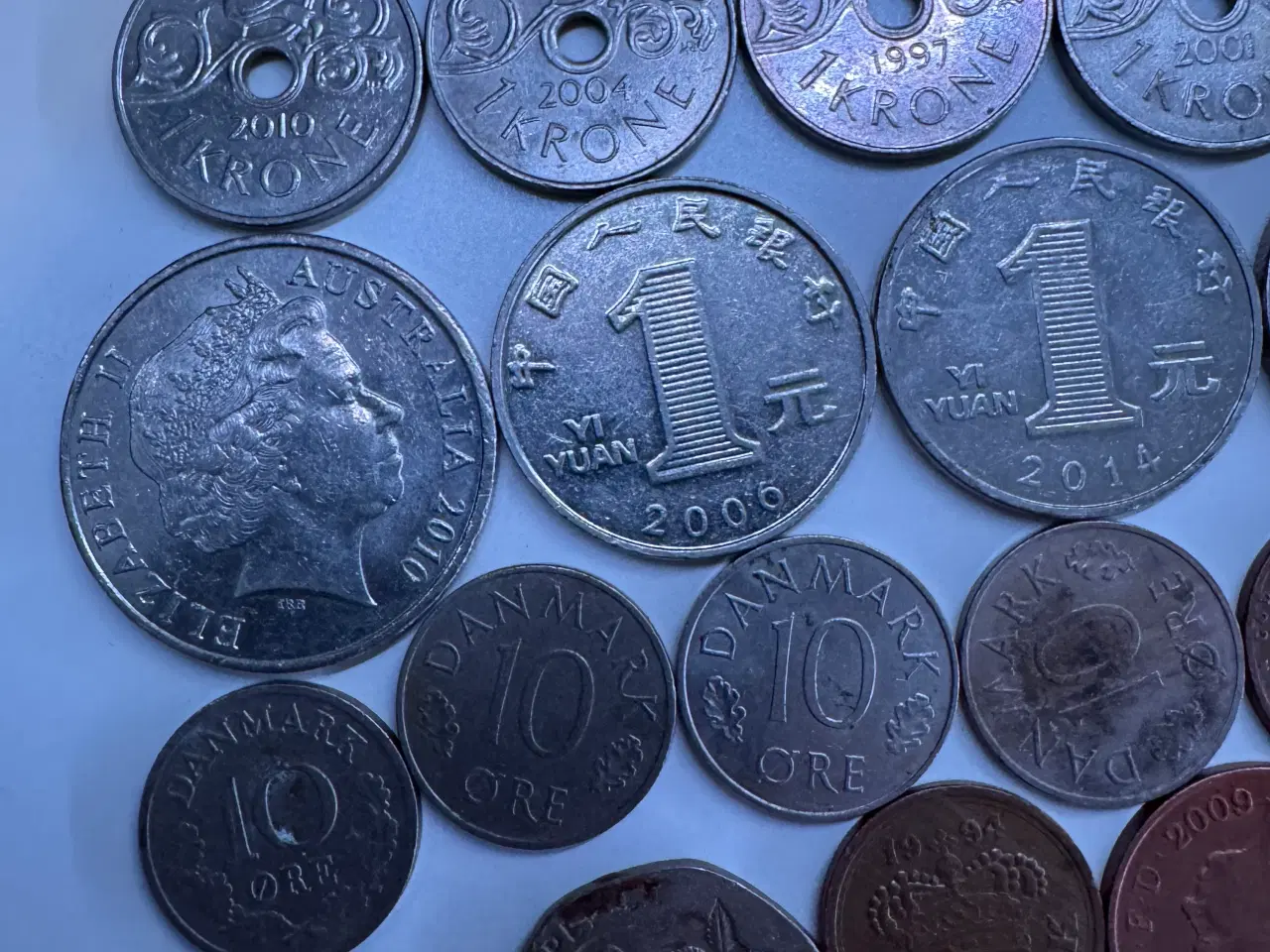 Billede 2 - Danske og udenlandske mønter